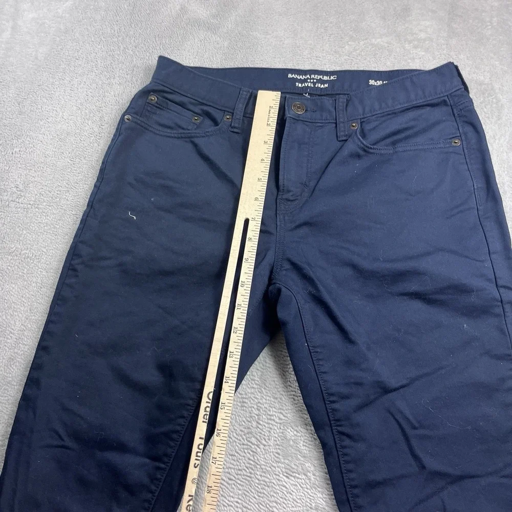 Banana Republic Travel Jean Blue Mens 30x28* Pants Athletic Fit‎